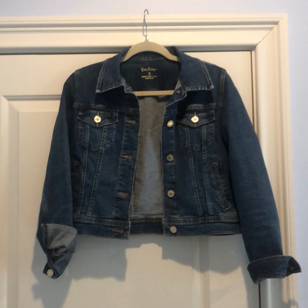 Lilly Pulitzer Seaspray denim jacket